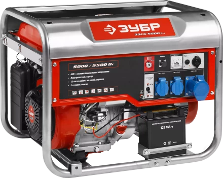 Генератор бензиновый ЗЭСБ-5500-ЭА серия МАСТЕР купить в Тобольске
