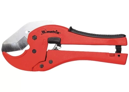 Ножницы для резки изделий из ПВХ D - до 42 мм обрезиненная опорная рукоятка порошковое покрытие рукояток MATRIX 78412 купить в Тобольске