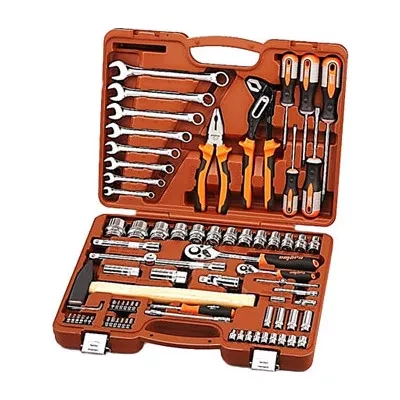 Универсальный набор инструмента 1/2 DR и 1/4 DR с 12-гранными головками 1/2 DR и 77 шт ОМТ77S12 OMBRA купить в Тобольске