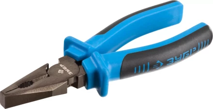 Плоскогубцы комбинированные ЗУБР эксцентриковое расположение шарнира, особостойкое спец. покрытие Н12Х1 (никель/хром), двухкомп рукоятки, 160мм 2201-1-16_z01 купить в Тобольске