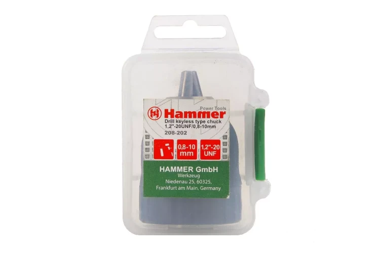 Патрон для дрели HAMMER Ф10мм 1/2" (208-202) купить в Тобольске