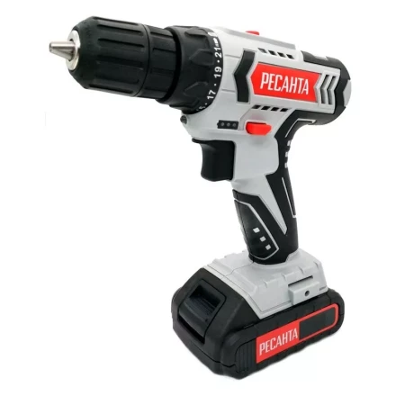 Дрель-шуруповерт аккумуляторная Ресанта ДА-18-2ЛК 75/14/5 купить в Тобольске