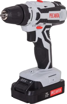 Дрель-шуруповерт аккумуляторная Ресанта ДА-18-2ЛК 75/14/5 купить в Тобольске