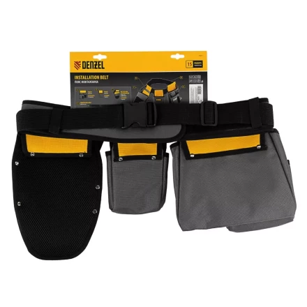 Пояс монтажника, сумки поясные, кобура для шуруповерта// Denzel 90291 купить в Тобольске