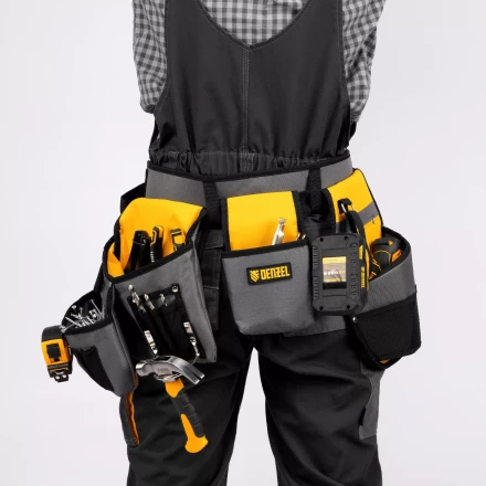 Пояс монтажника, сумки поясные, кобура для шуруповерта// Denzel 90291 купить в Тобольске