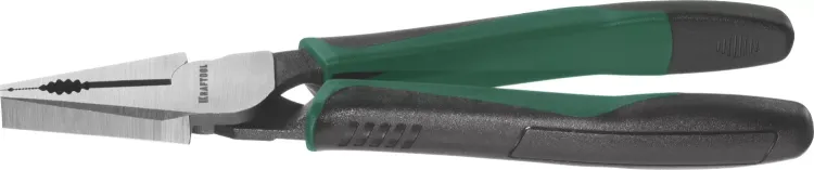 Плоскогубцы KRAFTOOL "PowerPro" комбинированные, CrMo-сталь, покрытие оксидированное с полировкой, 200мм 22001-1-20_z01 купить в Тобольске