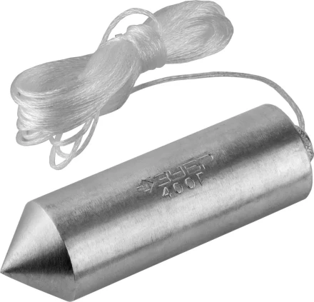 Отвес ЗУБР &quot;МАСТЕР&quot; строительный со шнуром, в пластиковом контейнере, 600 г 0636-600_z01 купить в Тобольске