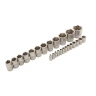 Набор инструментов 82 предмета, CrV, 1/2", 1/4" Сибртех 13514 купить в Тобольске