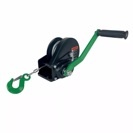 Лебедка ручная барабанная с тормозом HITCH HWB 500 500 кг канат 10 м (SZ073180) купить в Тобольске