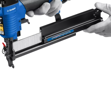 ЗУБР Т55/300, пневматический нейлер-степлер 18Ga 2-в-1: для скоб тип 55 и гвоздей тип 300, Профессионал (31937) купить в Тобольске