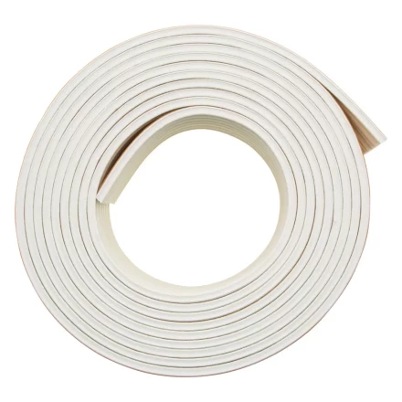 Уплотнитель резиновый, 24 м, профиль &quot;E&quot;, белый Сибртех 88905 купить в Тобольске