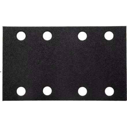 Лист шлиф. универс. URAGAN &quot;Оптимал. для тверд. пород дерева&quot; 8 отв. по линии, на липучке, для ПШМ, P80, 80х133мм, 10шт 907-22111-080-10 купить в Тобольске