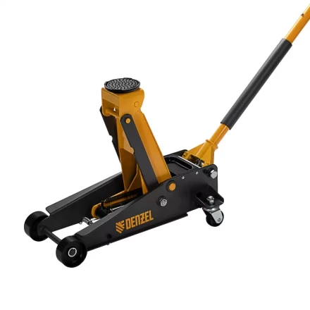 Домкрат гидравлический подкатной 3 т, с фиксатором, быстрый подъем, 135-480 мм, профессиональный Denzel 51138 купить в Тобольске