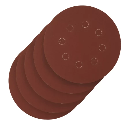 Круг абразивный на ворсовой подложке под &quot;липучку&quot;, перфорированный, P 600, 125 мм, 5 шт Сибртех 738167 купить в Тобольске