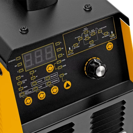 Аппарат инвертор. аргонодуговой сварки ITIG-200 DС Pulse Cold Weld, 200 А, ПВ 60%// Denzel 94329 купить в Тобольске