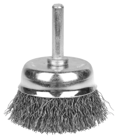 ЗУБР &quot;ЭКСПЕРТ&quot;. Щетка чашечная для дрели, витая стальная проволока 0,3мм, 63мм 35253-063_z01 купить в Тобольске