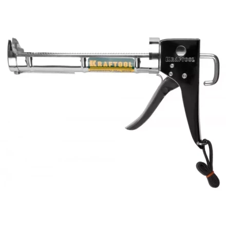 Пистолет для герметика KRAFTOOL &quot;C-Kraft&quot; 06671, полукорпусной, хромированный, 320мл 06671_z01 купить в Тобольске