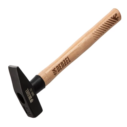 Молоток слесарный, 500 г Denzel, кованый квадратный боек, буковая рукоятка, 10429 купить в Тобольске