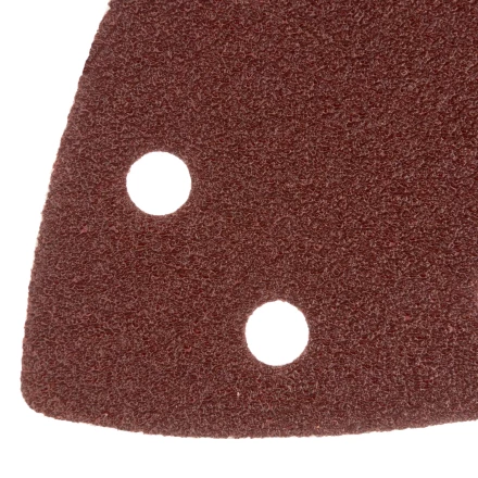 Треугольник абразивный на ворc. подложке под &quot;липучку&quot;, перф., P 80, 150х150х100 мм, 5 шт. Denzel 738597 купить в Тобольске