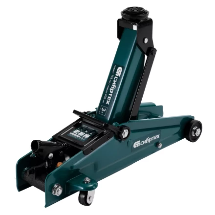 Домкрат гидравлический подкатной Сибртех 50838, 3 т, 135-400 мм купить в Тобольске