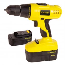 Дрель аккумуляторная Stanley STDC18HBK в кейсе