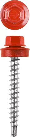 Саморезы ЗУБР окраш., RAL 3003 рубин.-красн., для крепл. кров. матер. к дерев. обреш., 4.8x60мм, 200шт 4-300315-48-060-3003 купить в Тобольске