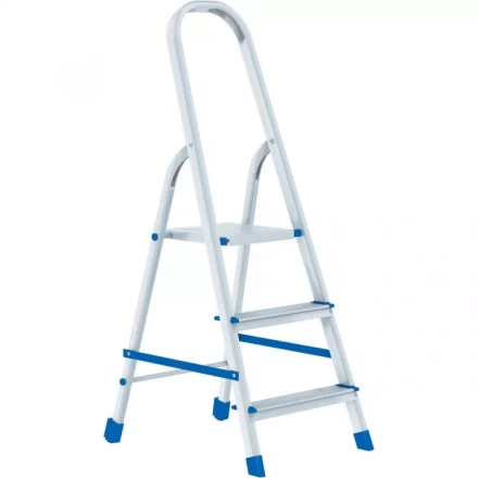 Стремянка 3 ступени алюминиевая СИБРТЕХ 97713 купить в Тобольске