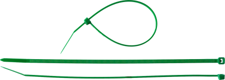 Кабельные стяжки зеленые нейлоновые промфасовка серия ПРОФЕССИОНАЛ купить в Тобольске