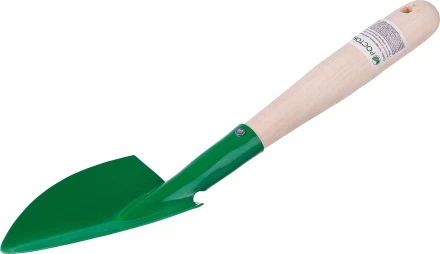 Совок посадочный РОСТОК с деревянной ручкой, широкий, рабочая часть 120мм 39603 купить в Тобольске