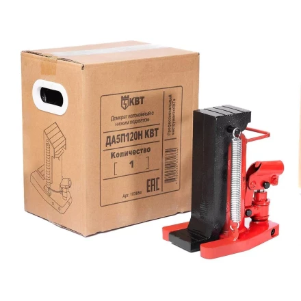 Домкрат автономный с низким подхватом КВТ ДА-5П120Н усилием 5 т (103854) купить в Тобольске