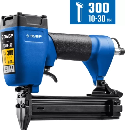 ЗУБР Т300-30 пневматический нейлер для гвоздей 18Ga, тип 300 (10-30 мм), Профессионал (31932) купить в Тобольске