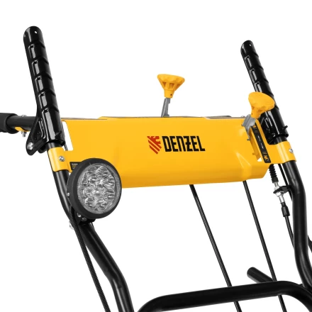 Гибридная снегоуборочная машина с функц. подметания SWB-800, 212 сс, руч. старт, 2 насадки// Denzel 97662 купить в Тобольске