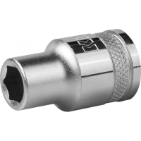 Торцовая головка KRAFTOOL "INDUSTRIE QUALITAT", Cr-V, FLANK, хромосатинированная, 1/2", 10 мм 27805-10_z01