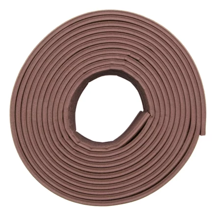 Уплотнитель резиновый, 24 м, профиль &quot;E&quot;, коричневый Сибртех 88906 купить в Тобольске