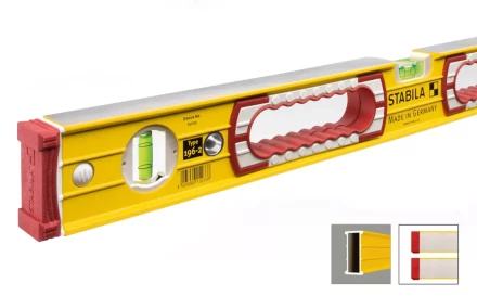 Уровень 183 см  тип 196-2   3 глазка  15237   STABILA купить в Тобольске