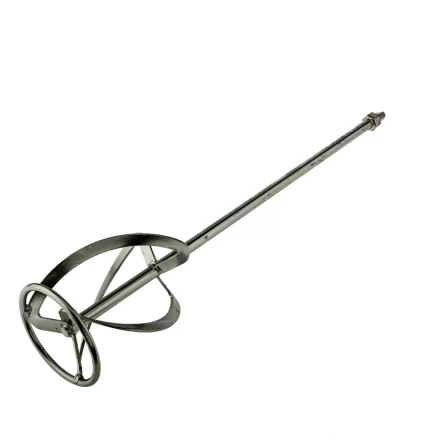 Насадка для миксера Сибртех 848947 , для тяжелых растворов, 120 х 590 мм, оцинкованная, хвостовик резьба М14 купить в Тобольске