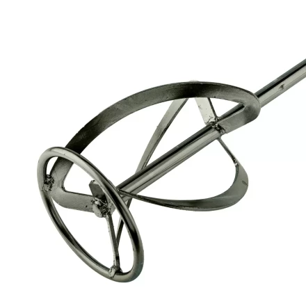 Насадка для миксера Сибртех 848947 , для тяжелых растворов, 120 х 590 мм, оцинкованная, хвостовик резьба М14 купить в Тобольске