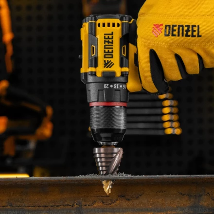 Сверло ступенчатое Denzel 723616, 4-6-8-10-12-14-16-18-20-22-24-26-28-30-32 мм, Р6М5К5, 6-гр. хвостовик купить в Тобольске