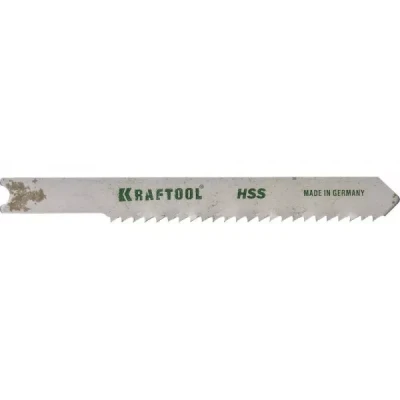 Полотна KRAFTOOL, U118B, для эл/лобзика, HSS, по металлу (1,5-5мм), US-хвост., шаг 2мм, 55мм, 2шт 159651-2