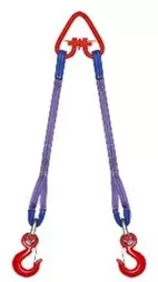 Строп текстильный двухветвевой 2СТ 8 т L=7.5 м РА 150 мм Звено РТ-3 купить в Тобольске