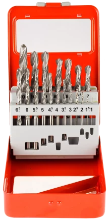 Наборы сверл по металлу Р6М5 точность В серия МАСТЕР купить в Тобольске