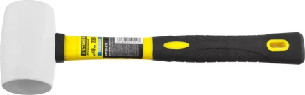 Киянка STAYER &quot;PROFI&quot; резиновая БЕЛАЯ, с фиберглассовой ручкой, 230г 20533-230 купить в Тобольске