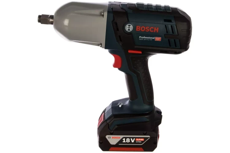 Bosch Аккумуляторный ударный гайковерт GDS 18 V-LI HT 06019B130A купить в Тобольске