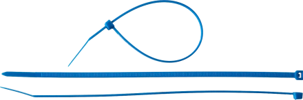 Кабельные стяжки синие КС-С1 нейлоновые промфасовка серия ПРОФЕССИОНАЛ купить в Тобольске