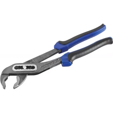 Клещи переставные, коробчатый шарнир, натуральное покрытие, двухкомпонентная рукоятка, 250мм, СИБИН 22363-10-25 купить в Тобольске