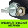 Лебедка ручная барабанная с тормозом HITCH HWB 800 800 кг канат 10 м (SZ073182) купить в Тобольске