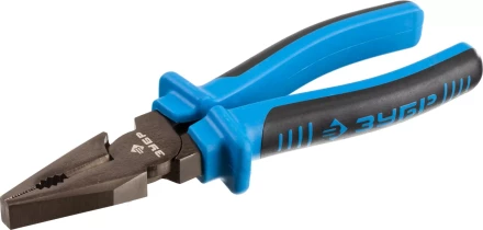 Плоскогубцы комбинированные ЗУБР эксцентриковое расположение шарнира, особостойкое спец. покрытие Н12Х1 (никель/хром), двухкомп рукоятки, 180мм 2201-1-18_z01 купить в Тобольске