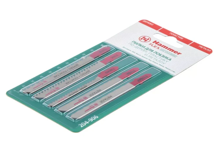 Пилки для лобзика HAMMER JG WD-PL-MT set No6 (5pcs) купить в Тобольске