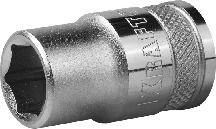 Торцовая головка KRAFTOOL "INDUSTRIE QUALITAT", Cr-V, FLANK, хромосатинированная, 1/2", 12 мм 27805-12_z01 купить в Тобольске