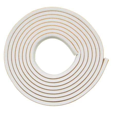 Уплотнитель резиновый, 12 м, профиль &quot;P&quot;, белый Сибртех 88907 купить в Тобольске